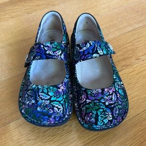 Alegria by PG Lite Paloma Hibiscus Mary Jane Clogs size 36
